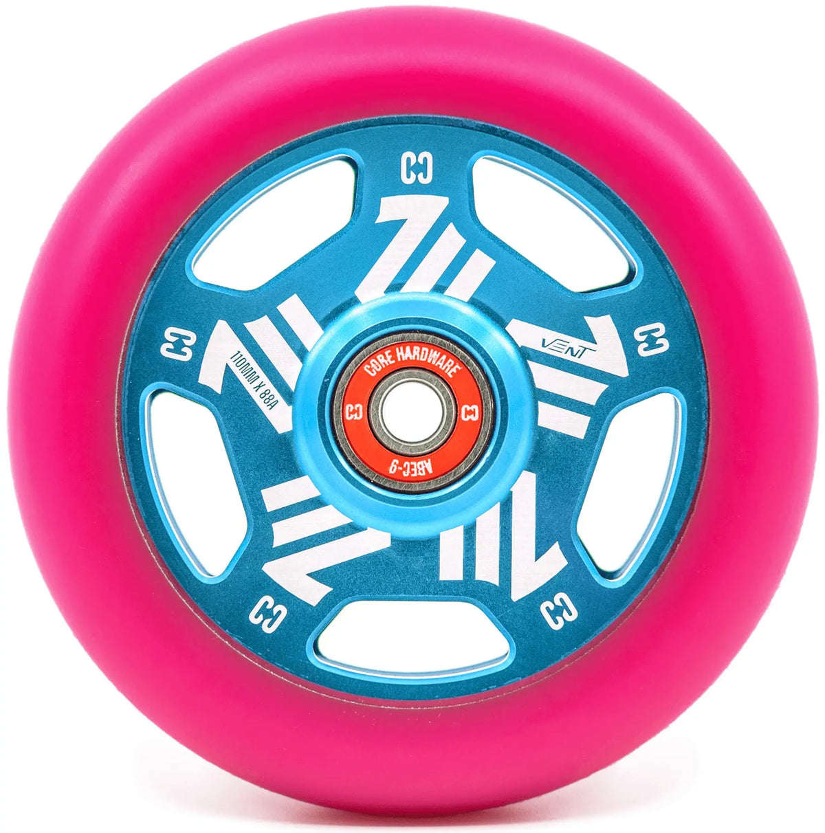 Kolečko CORE Vent Hollow 110 Pink Blue