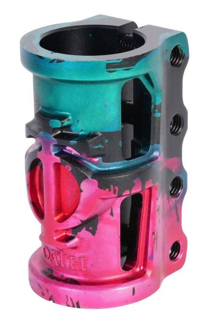 Зажим Oath Cage V2 SCS Green Pink Black