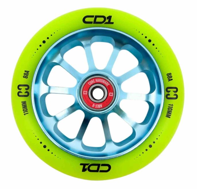 Кoлесо CORE CD1 110 Lime Blue