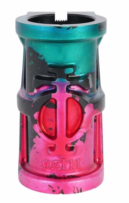 Зажим Oath Cage V2 SCS Green Pink Black